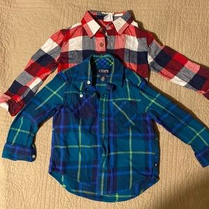 Boys 3T Flannels